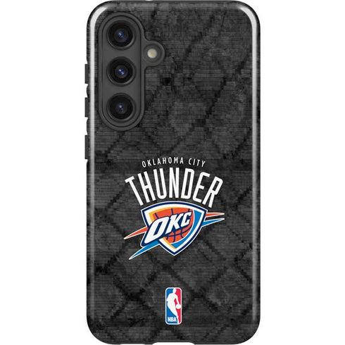 NBA Oklahoma City Thunder Dark Rust Galaxy S25 Impact Case